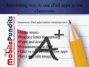 Interesting way to use iPad apps in the classroom