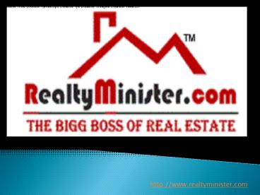 Realty Minister - Real Estate property Portal