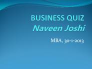 Business Quiz