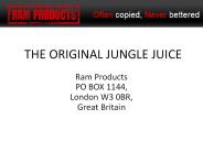 jungle juice liquid incense