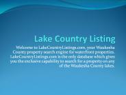 Wisconsin Lake Homes