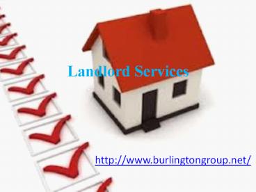Landlord Service Revert Assistance