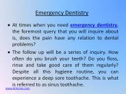 Emergency Dentistry 12-17