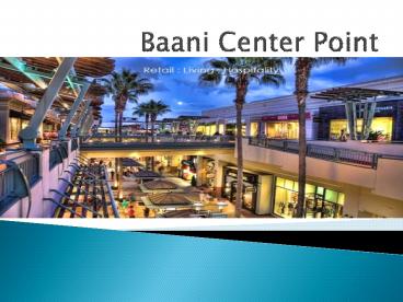 Baani Center Point Sector 80
