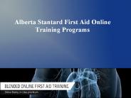 Blended Learning Alberta Standard  First Aid Online Courses