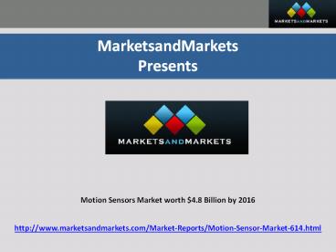 Motion Sensors Market