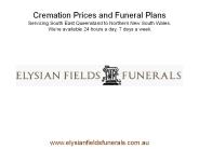Cremation Prices and Funeral Plans