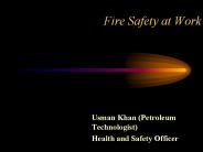 Fire Safety at Workplace