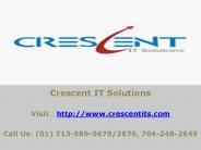 CCNP Online Training and Placement @ Crescent IT Solutions