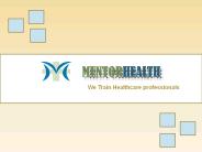 MentorHealth Online Healthcare Training
