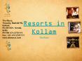 Resort in Kollam PowerPoint PPT Presentation