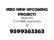 Ireo New Projects Sector 67A Gurgaon