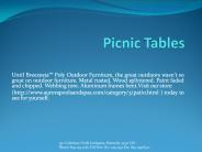 Patio Furniture 