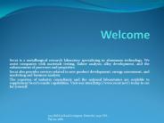 metallurgical research