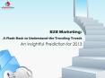 B2B Marketing Trends in 2013 PowerPoint PPT Presentation