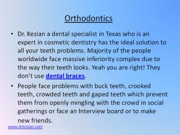 Orthodontics 12-14