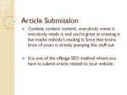 Search engine optimization