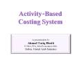Activity-Based Costing PowerPoint PPT Presentation
