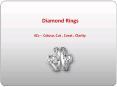 Diamond Rings - The 4 C’s of Diamond PowerPoint PPT Presentation