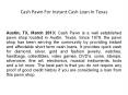 Cash Pawn For Instant Cash Loan In Texas