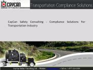 CayCan Transportation Online Safety Programs