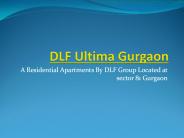 DLF Ultima Sector 81 Gurgaon