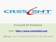 WebSphere Online Training and Placement @ Crescent IT Solutions