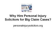 Personal Injury Solicitors