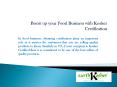 Boost up your Food Business with Kosher Certification PowerPoint PPT Presentation