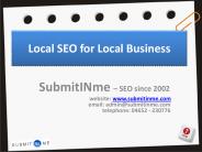 Top Local SEO suggestions for you - SubmitINme