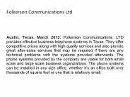 Folkerson Communications Ltd