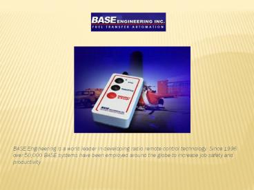 DCE Certified Industrial Wireless Leak Detection System