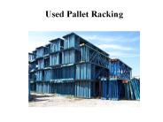 Used Pallet Racking