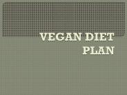 vegan diet plan