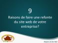 Refonte de Site:9 Raisons de faire une refonte de votre site web? PowerPoint PPT Presentation
