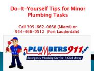 Fort Lauderdale Plumber Shares DIY Tips on South FL Home Plumbing