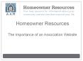 Homeowner Resources: The Importance of an Association Website PowerPoint PPT Presentation