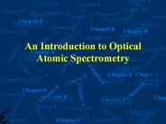 An Introduction to Optical Atomic Spectrometry