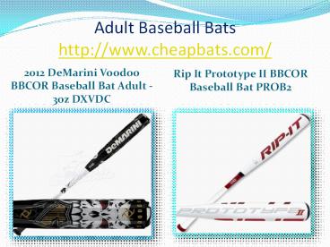 Adult Baseball Bats