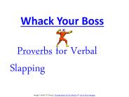 Slap your boss