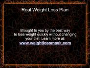 Real Weight Loss Plan