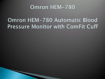 Omron HEM-780