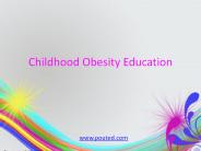 childhood Obesity Education