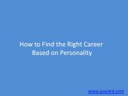 How to find right career?