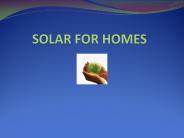 Solar For Homes