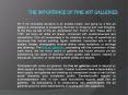 The importance of Fine Art Galleries PowerPoint PPT Presentation