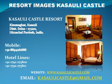 Resort Images Kasauli Castle