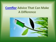 Comflor Advice That Can Make A Difference