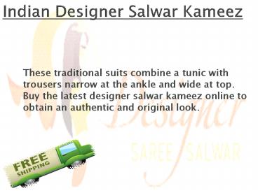 Salwar kameez