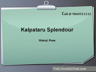 Kalpataru Splendour